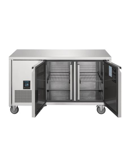 Table réfrigérée négative 2 portes Polar Serie U Premium 267L