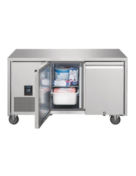 Table réfrigérée positive 2 portes Polar Serie U Premium 267L