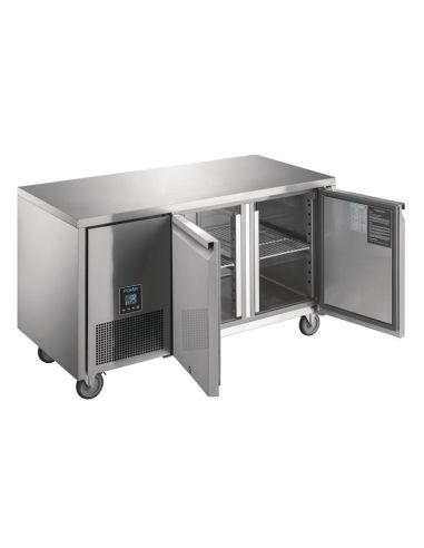 Table réfrigérée positive 2 portes Polar Serie U Premium 267L
