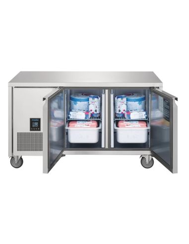 Table réfrigérée positive 2 portes Polar Serie U Premium 267L
