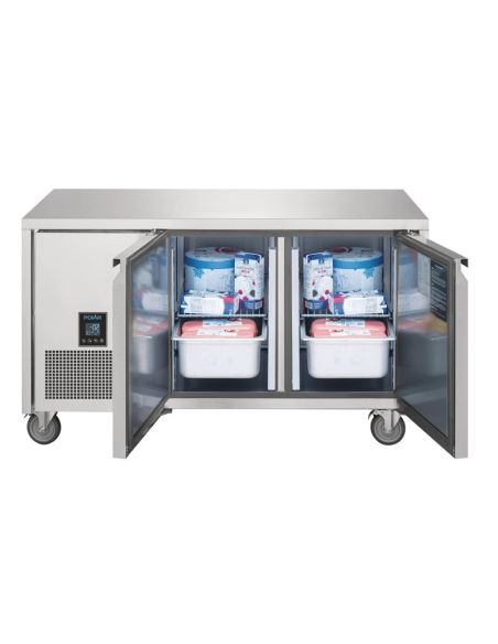 Table réfrigérée positive 2 portes Polar Serie U Premium 267L
