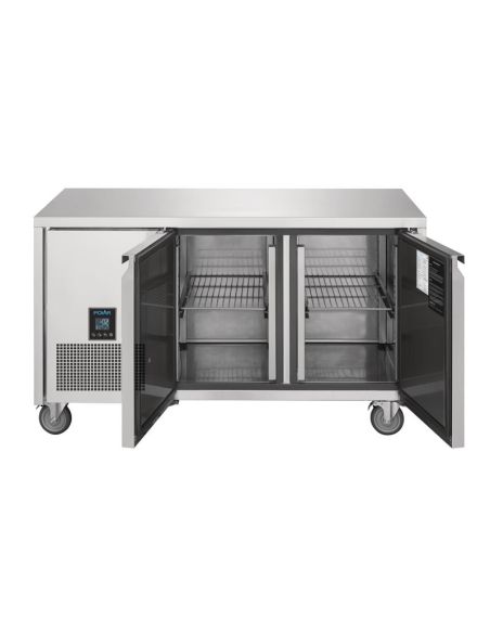Table réfrigérée positive 2 portes Polar Serie U Premium 267L