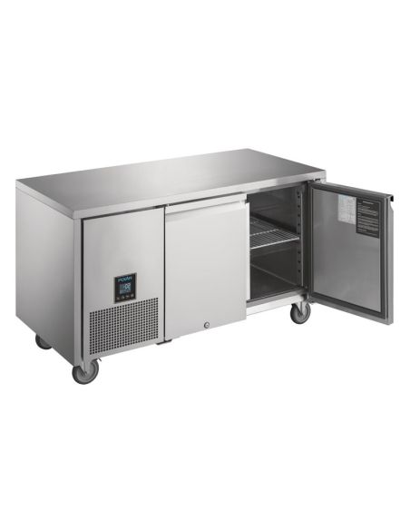 Table réfrigérée positive 2 portes Polar Serie U Premium 267L
