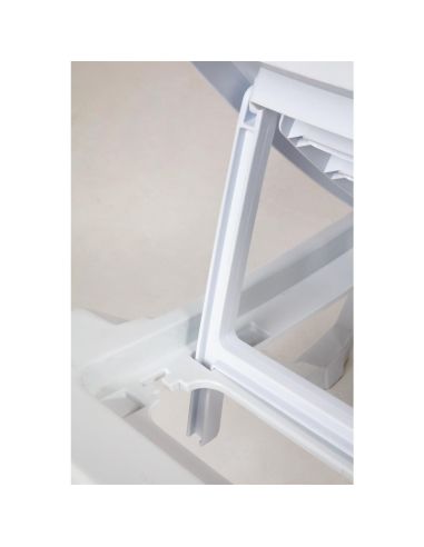 Chaises longues en polypropylène blanches Resol (lot de 4)