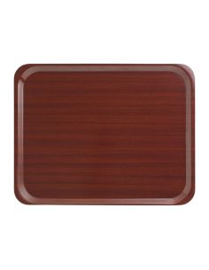 Plateau stratifié lisse Capri Cambro acajou 460mm