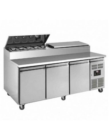 Saladette réfrigérée à capot - 3 portes EN 60x40 | L2G