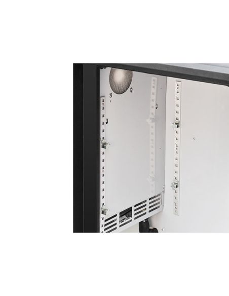 Arrière-bar noir 2 portes vitrées - 315 L | Coolhead