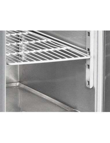 Saladette réfrigérée avec pare-haleine - 2 portes GN 1/1 | COOLHEAD