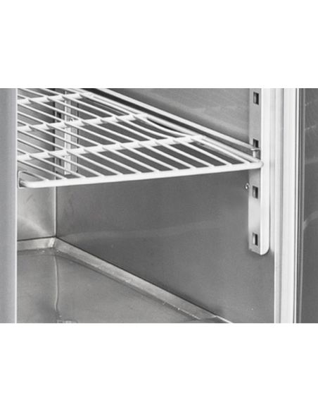 Saladette réfrigérée avec pare-haleine - 2 portes GN 1/1 | COOLHEAD