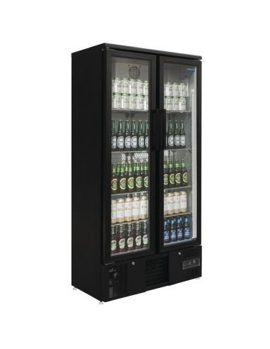 Arrière-bar vertical double portes battantes Série G - 490 litres | Polar