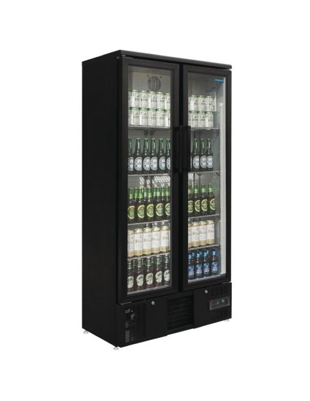 Arrière-bar vertical double portes battantes Série G - 490 litres | Polar