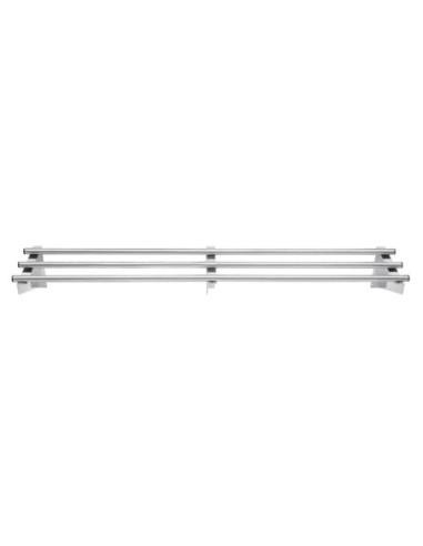 Etagère murale tubulaire Vogue acier inoxydable Profondeur 300 mm - 1