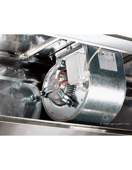 Hottes murales inox dynamiques avec moteur et régulateur - Profondeur 900 mm