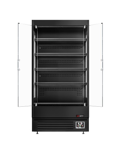 Vitrine murale réfrigérée 2 portes battantes 440 L - portes battantes