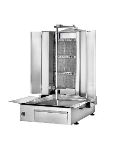 Grill gaz Döner kebab 3 brûleurs 40 kg DUK3