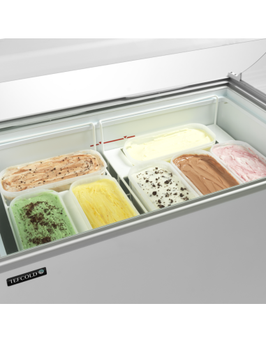 Congélateur à crème glacée avec couvercle de service - 255 L | IC301SC+SO