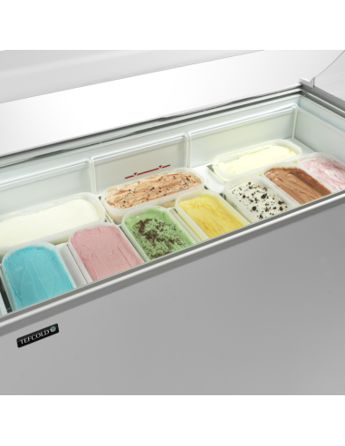 Congélateur à crème glacée avec couvercle de service - 350 L | IC401SC+SO