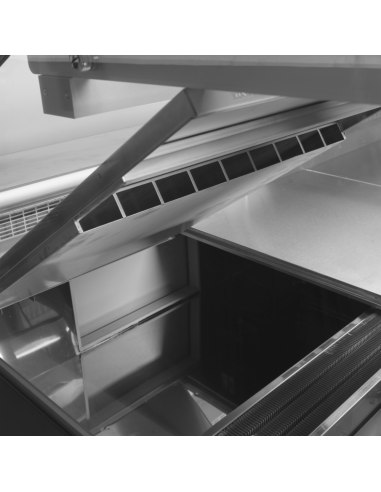 Vitrine réfrigérée Gris RAL7015 - 654 L | SOCA25090A