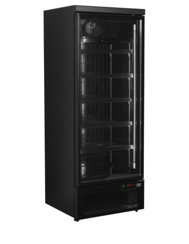 Congélateurs verticaux de vitrine Noir RAL9005 / -18 à -22 °C - 390 L | Atom Maxi F1DBB