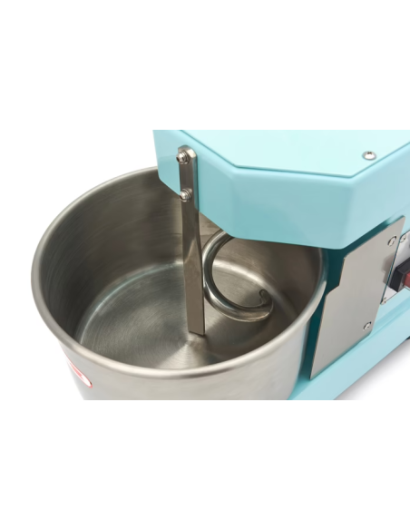 Pétrin à spirale / pétrin à pâte - 8 L - Bleu | Maxima - 09361003