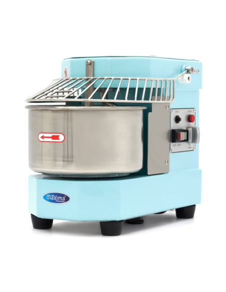 Pétrin à spirale / pétrin à pâte - 8 L - Bleu | Maxima - 09361003