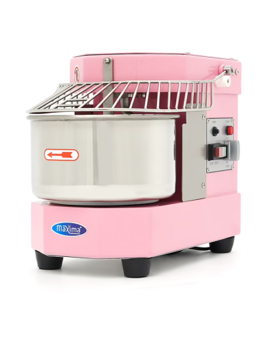 Pétrin à spirale / pétrin à pâte - 8 L - Rose |...