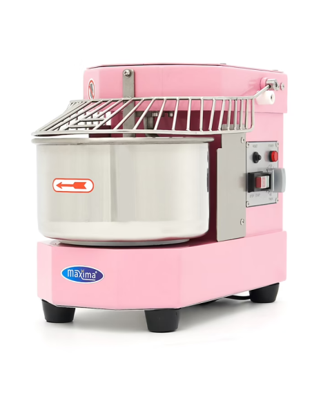 Pétrin à spirale / pétrin à pâte - 8 L - Rose | Maxima - 09361012