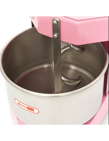 Pétrin à spirale / pétrin à pâte - 8 L - Rose |...