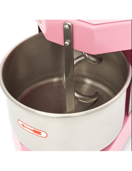 Pétrin à spirale / pétrin à pâte - 8 L - Rose | Maxima - 09361012