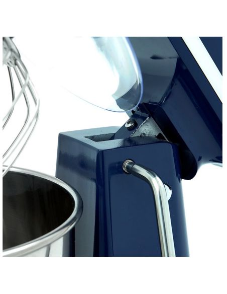 Batteur Melangeur Planétaire à tête inclinable 7L - 2 kg de pâte - Bleu acier