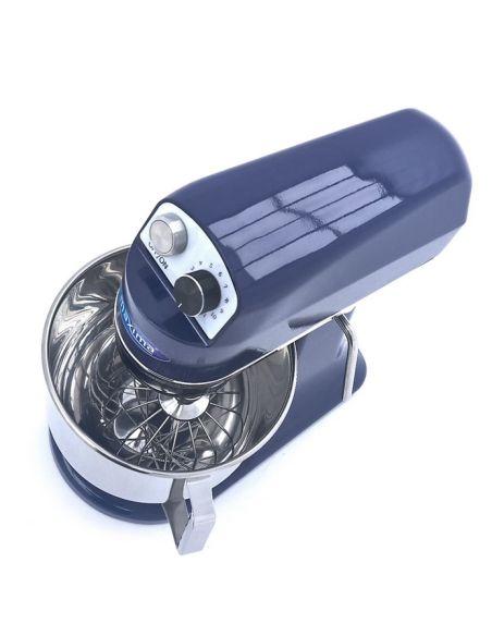 Batteur Melangeur Planétaire à tête inclinable 7L - 2 kg de pâte - Bleu acier