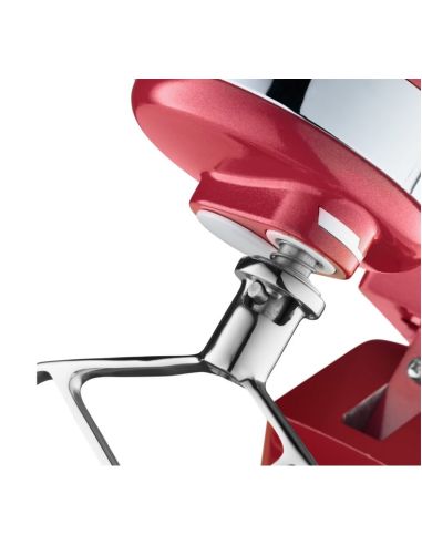 Batteur Melangeur Planétaire à tête inclinable 7L - 2 kg de pâte -Rouge