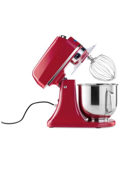 Batteur Melangeur Planétaire à tête inclinable 7L - 2 kg de pâte -Rouge