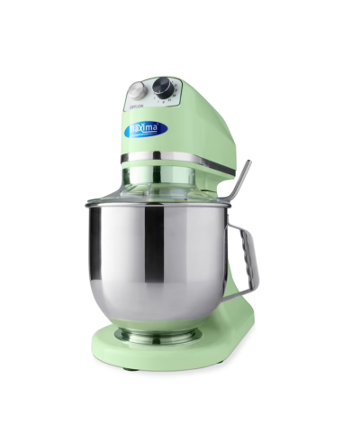 Batteur Melangeur Planétaire à tête inclinable 7L - 2 kg de pâte - Vert