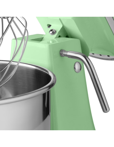 Batteur Melangeur Planétaire à tête inclinable 7L - 2 kg de pâte - Vert