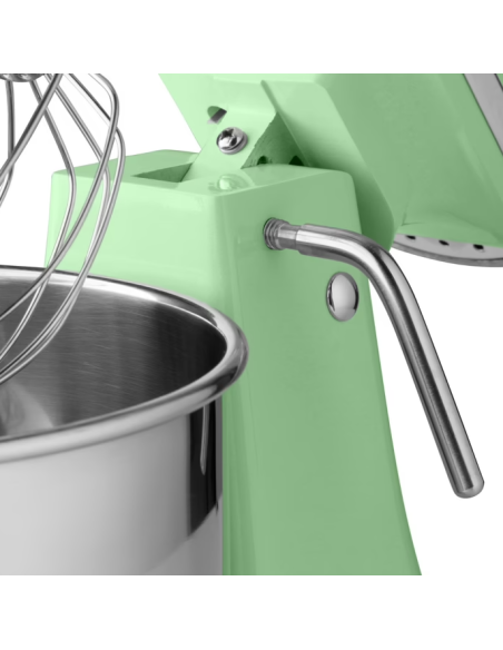 Batteur Melangeur Planétaire à tête inclinable 7L - 2 kg de pâte - Vert