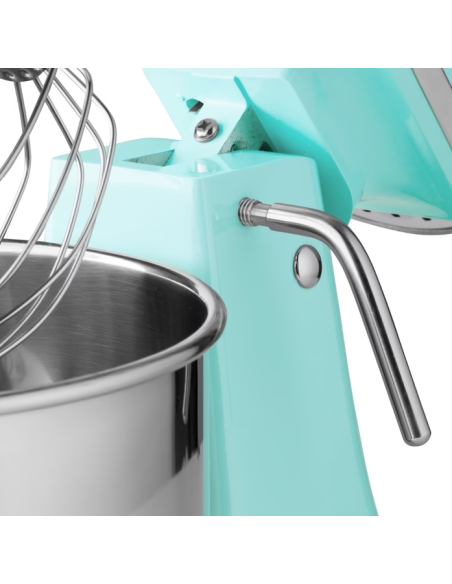 Batteur Melangeur Planétaire à tête inclinable 7L - 2 kg de pâte - Bleu Clair
