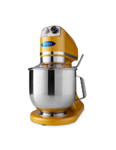 Batteur Melangeur Planétaire à tête inclinable 7L - 2 kg de pâte - Or