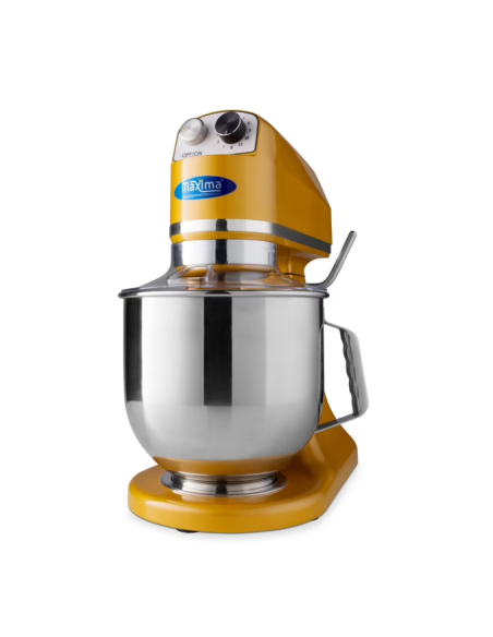 Batteur Melangeur Planétaire à tête inclinable 7L - 2 kg de pâte - Or