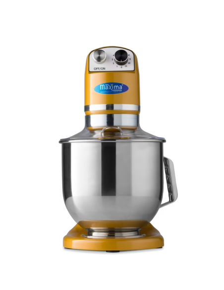 Batteur Melangeur Planétaire à tête inclinable 7L - 2 kg de pâte - Or