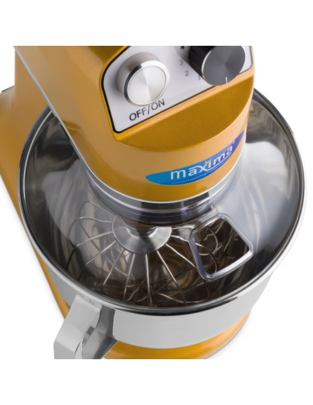Batteur Melangeur Planétaire à tête inclinable 7L - 2 kg de pâte - Or