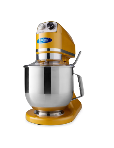 Batteur Melangeur Planétaire à tête inclinable 7L - 2 kg de pâte - Or
