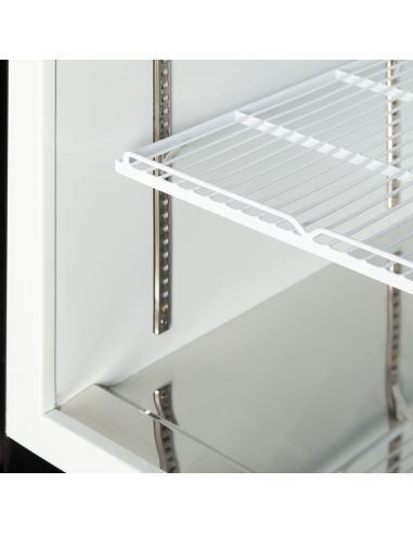 Congélateurs verticaux de vitrine Noir RAL9005 / -18 à -22 °C - 390 L | Atom Maxi F1DB