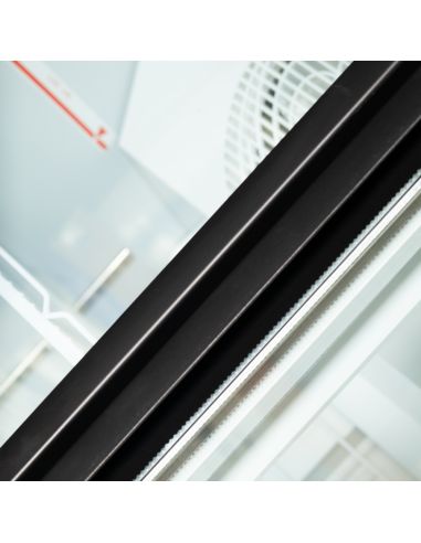 Congélateurs verticaux de vitrine Noir RAL9005 / -18 à -22 °C - 390 L | Atom Maxi F1DB