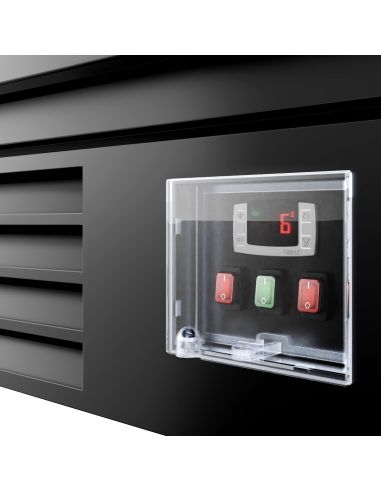 Vitrine réfrigérée murale 2 portes avec 4 étagères - 440 L | WBKL107