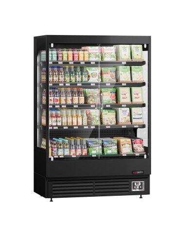 Vitrine réfrigérée murale 2 portes avec 4 étagères - 440 L | WBKL107
