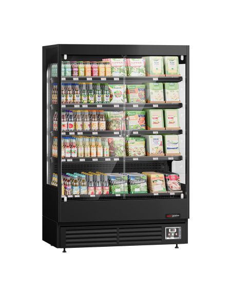 Vitrine réfrigérée murale 2 portes avec 4 étagères - 440 L | WBKL107