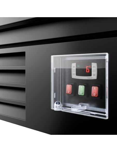 Vitrine réfrigérée murale 2 portes avec 4 étagères - 440 L | WBKL107