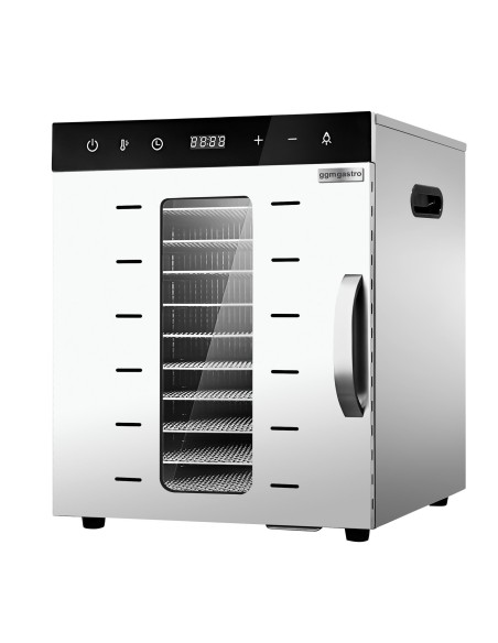 Déshydrateur automatique en acier inoxydable avec 10 plateaux 230V