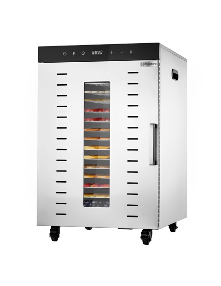 Déshydrateur automatique en acier inoxydable avec 16 plateaux 230V